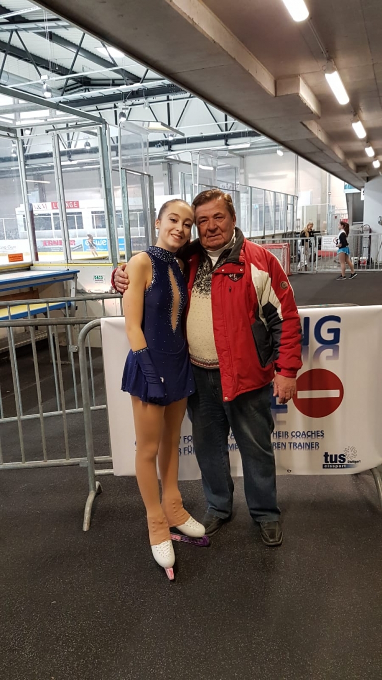JURICEK accompagna in gara Veronica a Stoccarda