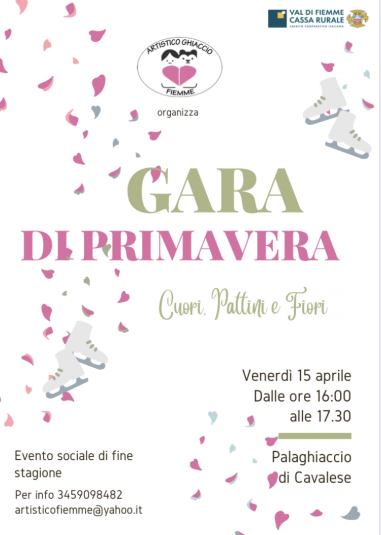 Cuori, pattini e fiori - gara di primavera